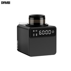 DFMEI 智能牙刷架 紫外線殺菌烘乾牙刷消毒器, 如圖, 黑色