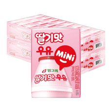 빙그레 딸기맛 우유 미니 120ml 48팩