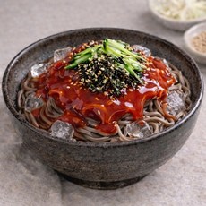 전통방식으로 맛있는 메밀 비빔 소바 5인분(메밀면 150g 5개 소스포함)-분식 간식 식사