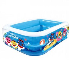 핑크퐁 에어쿠션풀 150 아기 유아 베란다 욕조 풀장 볼풀장, 블루, 1개
