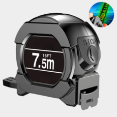 베픽스 오토락 형광 눈금 줄자 7.5m, 1개
