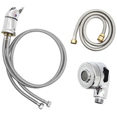 미용실 수전 샴푸대 가랑 + 샤워기줄 + 샤워기 헤드 세트 B (공구증정), 1개