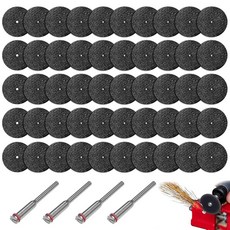 금속 나무 DIY 공예를 위한 절단 회전 도구 액세서리가 있는 50개의 디스크 바퀴 4인치 섬유 유리 강화, OWMOSYX 금속 나무 돌 DIY 공예를 위한 절단, 1개