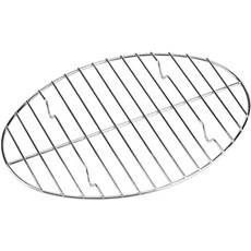 타원형 로스팅 랙 팬 로스팅을 위한 튼튼한 스테인리스 스틸 와이어 요리에 적합 식기세척기 안전 및 무독성12.4인치*8.5인치