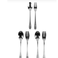 사라샵 아동식기 2p 휴대용 외출, 베어