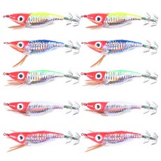 레이저 수평 에기 5종 x 2p 세트, B타입, 9g, 1세트