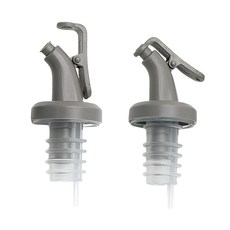 이케아 오일병 푸어러 2개입 와인 기름병 마개, 그레이, 2개