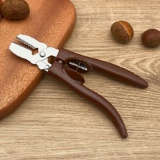 板栗開口器 家用剝板栗神器 剝生板栗刀 去皮十字開殼核桃夾子栗子夾, 板栗開口器防彈款【升級版】, 1個