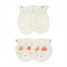 아가방 NC엑스코점 2025신상! 부드러운 터치감! 무형광 면100% 소재굿! 아기자기 귀여운나염 트윙클손발싸개세트! 선물용으로도 좋아요