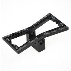 Dovetail 마커 알루미늄 합금 목공 Dovetail 마킹 템플릿 도구 작은 DIY 목공 도구, 1개