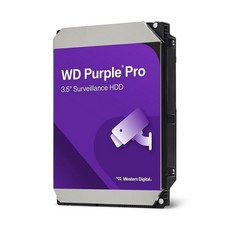 웨스턴디지털 4TB 퍼플 감시 내장 하드 드라이브 HDD SATA 6Gb/s 128MB 캐시 35인치 WD44PURZ 673541, 12TB, Purple Pro