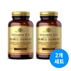솔가 비타민 D3 10000 IU 소프트젤, 120정, 2개