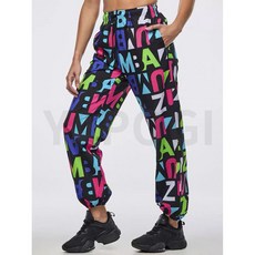 YAPOGI ZW 줌바룩 헬스복 캐주얼 트레이닝복 댄스 체조 요가 와이드 팬츠 방송댄스의상 댄스복 단체복 무대의상 줌바웨어 에어로빅복