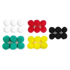 (5색) 뽕뽕이 40mm 대왕 뿅뿅이 만들기 재료 폼폼이 솜방울 인형부자재 털방울, 검정