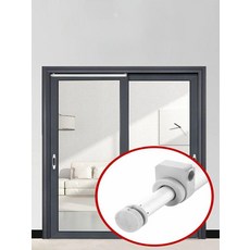 슬라이딩도어 도어클로저 방문 가정용 자동문닫힘 현관 문쾅방지 클로져 도어체크, 50cm 블랙 [12W 삼색 조절]