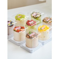미니케잌 케이스 100개 원형 내부 용기 베이킹 케익 맛있는 둥근 스티커 100개 옵션, 8cm 단단한 가장자리 1kg