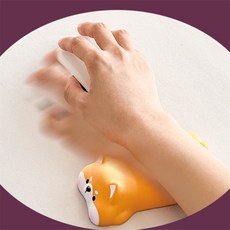 더블희 손목 보호 쿠션 마우스손목보호쿠션, 분홍돼지