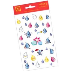 돈스텔 카드꾸미기 물방울 스티커