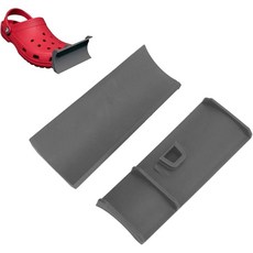 보드스트랙트 스노우 플로우 슈 참 겨울 놀이와 패션 장식을 위한 2Pcs ABS 플라스틱 버클 부착물(그레이)