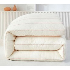 겨울 두꺼운 이불솜 폭신한 바닥요 토퍼 무거운 솜이불, 200-230cm