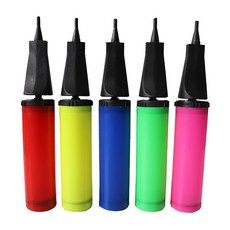 雙向進氣手推打氣筒(顏色隨機) 造型氣球打氣筒 婚禮道具 尾牙活動道具 派對道具 親子遊戲道具, 1個, 顏色隨機