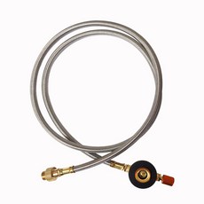 이소가스 어댑터 호스 가스 변환 6종 연장 스토브 스테이션 버너 젠더 아답터, 1M Line