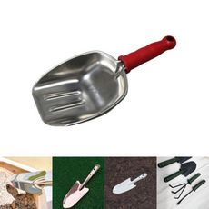 스테인레스 다용도 바가지삽 분갈이. 텃밭. 화단. 다용도삽. 모종삽. 꽃삽. 주말농장. 원예용품. 원예도구, 1개