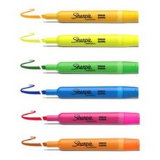 [샤피]샤피 액센트 탱크 형광펜, 형광 옐로우