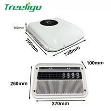 화물차 무시동 24v 캠핑카 에어컨, 기본 추가키트 (cm), 경트럭 전용 EAC002.32 24V, 기본 색상