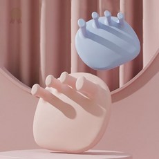 발가락 사이 끼우개 실리콘 발 마사지 피로 혈액 순환 촉진 족욕 겸용 발 관리, 상세페이지 참조, 블루