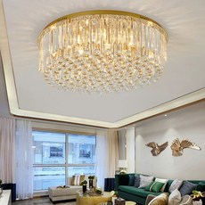 거실 램프 조명 직경, 직경 60x높이 24cm 삼색 LED