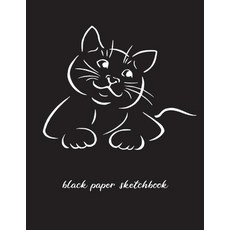 Black Paper Sketchbook: A 8.5" x 11" Blackout Sketchbook For Use With Gel & Metallic Pens - Reverse ... Paperback, Independently Published, English, 9781670105578