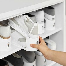 모아본 심플 신발정리대, 화이트, 1개