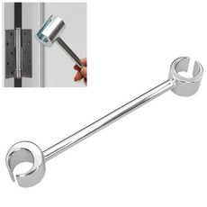 아이베란다 도어 경첩 렌치 현관문 수평 뒤틀림 수리 공구 L 220mm, 1개
