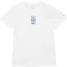 나이키 W KOREA KFA CREST T-SHIRTS 여성용 데일리 캐주얼 반팔 티셔츠