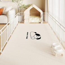 대형 애견 미끄럼 방지 매트 방수 강아지 매트 가죽 패드, 1개, C