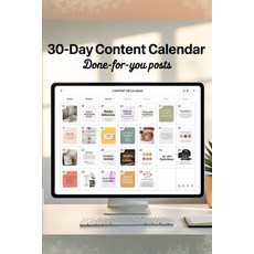(英文圖書)30-Day Content Calendar - Done for You Posts: Transform Your Social Media Strate... 平裝版, Independently Published, 英文