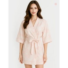 데니스골프 25SS신상 여성 슬립라인 샤워가운 핑크_DAQXLSR501 2657407