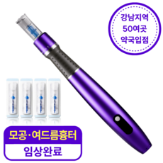 식스킨 (약국제품) 모공 여드름흉터 피부결 잡티케어 오토 MTS 디바이스 타이트샷 (나노니들+4PCS), 본품