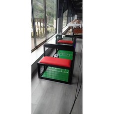 좌식 축구 테이블 실내 게임 사커부스 축구게임 풋볼 스포츠, 레드 언더 테이블 축구