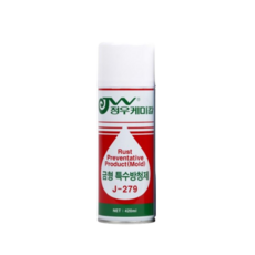 정우 J-279 금형 금속 특수 장기 방청제 420ml, J-279 녹색