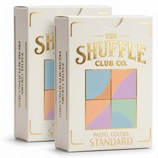 Shuffle Club Co 뉴트럴 플레잉 카드 - 핸드 일러스트레이션 미니멀리스트 덱 | 베이지 그레이 및 토프 톤의 현대적인 디자인 | 디자인 애호가를 위한 프리미엄 포커, Pastel Deck