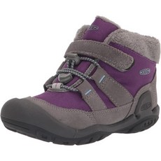 KEEN 유니섹스 어린이 노치 척카 미드 하이 절연 이지 온 스노우 부츠