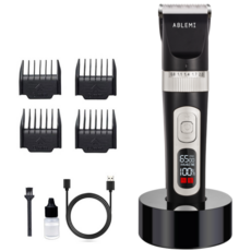 에이블미 전문가용 프로 애견 반려동물 이발기, 1개, 블랙