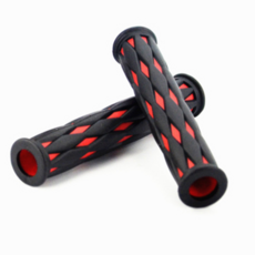 오토바이 브레이크 고무레버 레바 실리콘 핸들바 방한 그립 바이크 스쿠터, 레드, 1세트