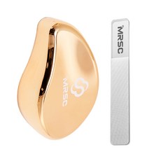 MRSC 발각질제거기 발바닥 굳은살 발뒤꿈치 뒷꿈치 풋파일 글라스 발각질제거기 +나노 글라스 네일 샤이너, 1개, 1개입