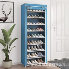 簡易多層防塵鞋架 臥室宿舍門口收納櫃 金屬鞋架, 1個