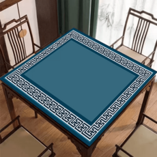 마작판 미끄럼방지 게임카페트 테이블보 소음방지 보드게임판 놀이판 보드게임매트 휴대용, 80x80cm, G타입, 1개