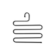 LAVIDA嚴選 褲架 褲子收納神器 鐵製耐用 五層耐重褲架, 1個, 黑