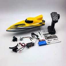 TX749 브러시리스 RC 보트 대형 터보 고속 전동선, 1개, 옐로우 브러시리스 2S 1500mAh